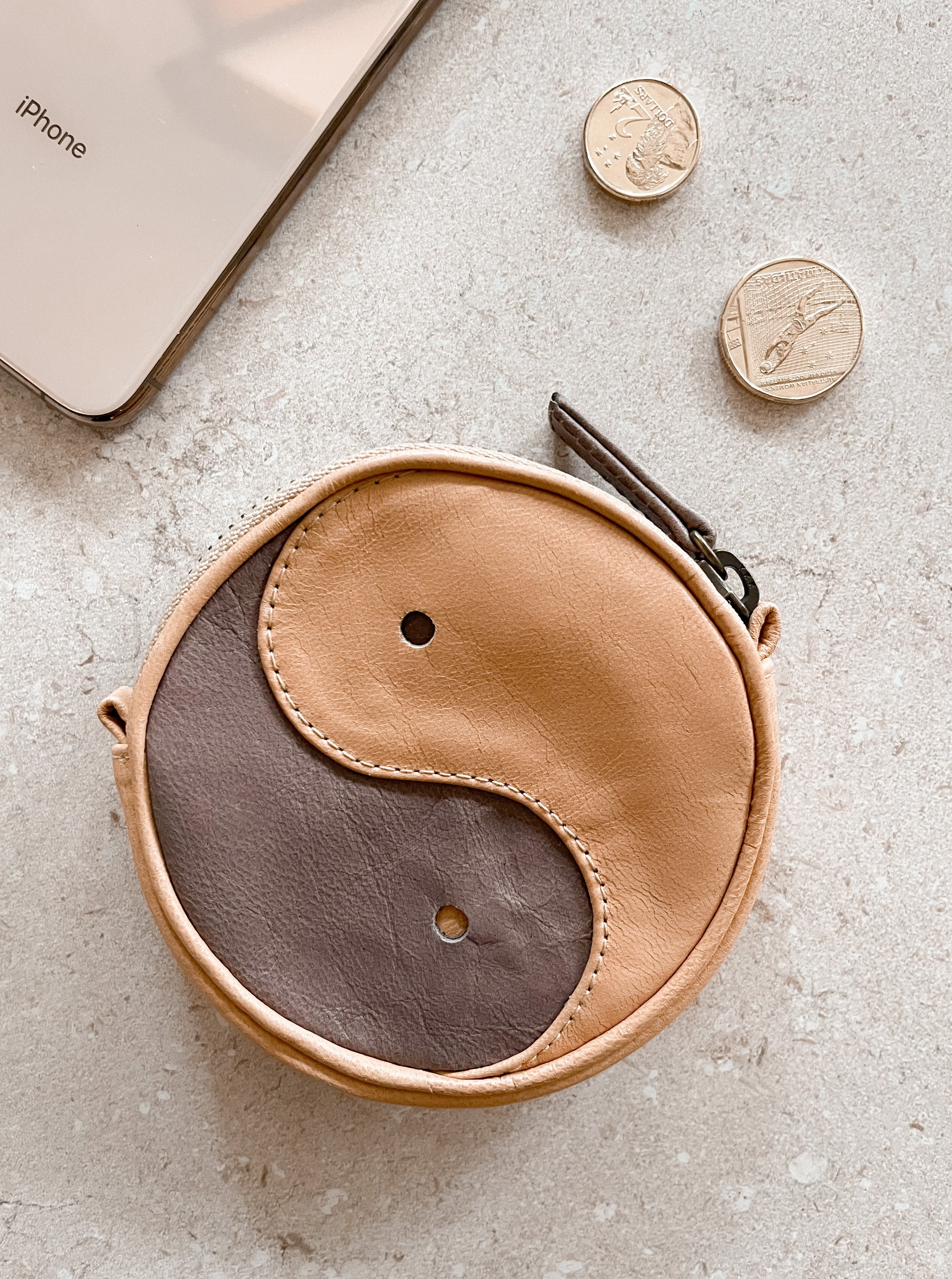 Soft cow leather coin pouch |El Boyero