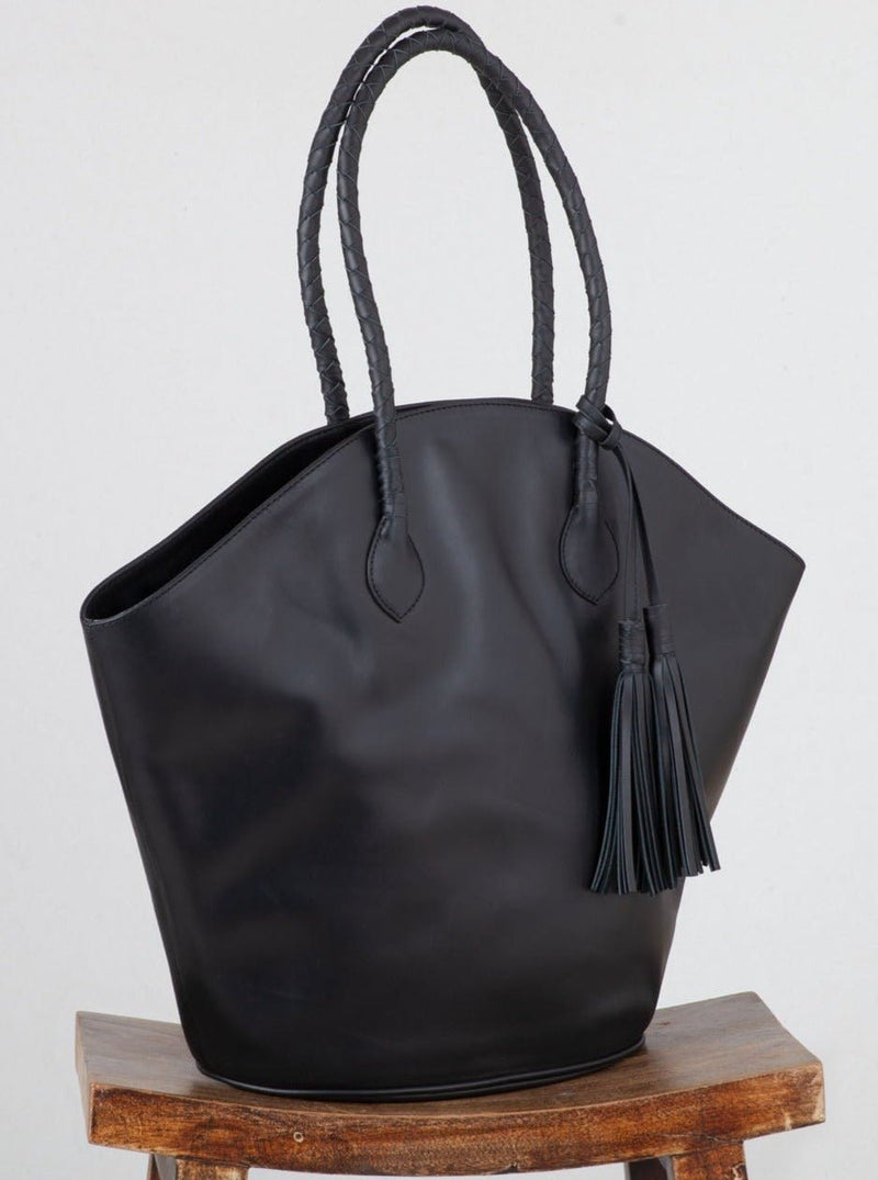 Winged Tote Black